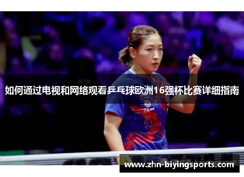 如何通过电视和网络观看乒乓球欧洲16强杯比赛详细指南